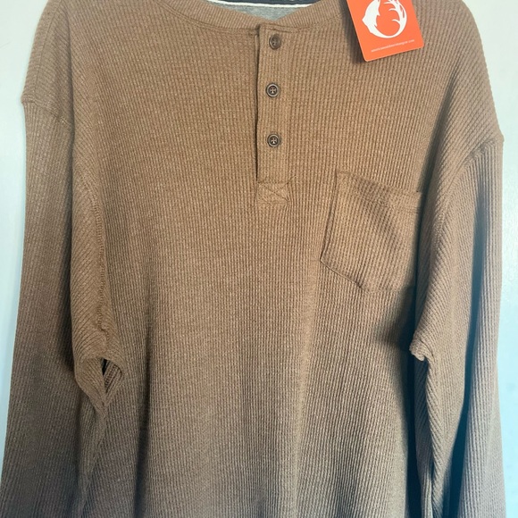 The American Outdoorsman Long Sleeve Button Waffle Shirt - Size XL - Picture 4 of 13